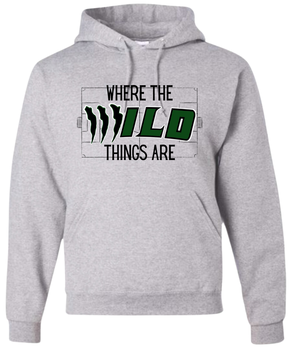 WHERE THE WILD THINGS ARE - NP Soccer Aurora Wild HOODIE