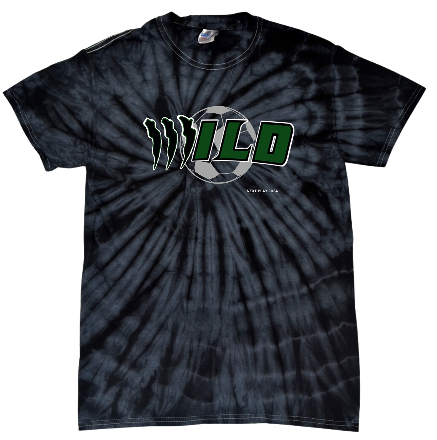 WILD SPIDER TIE DYE - NP Soccer Aurora Wild T-Shirt