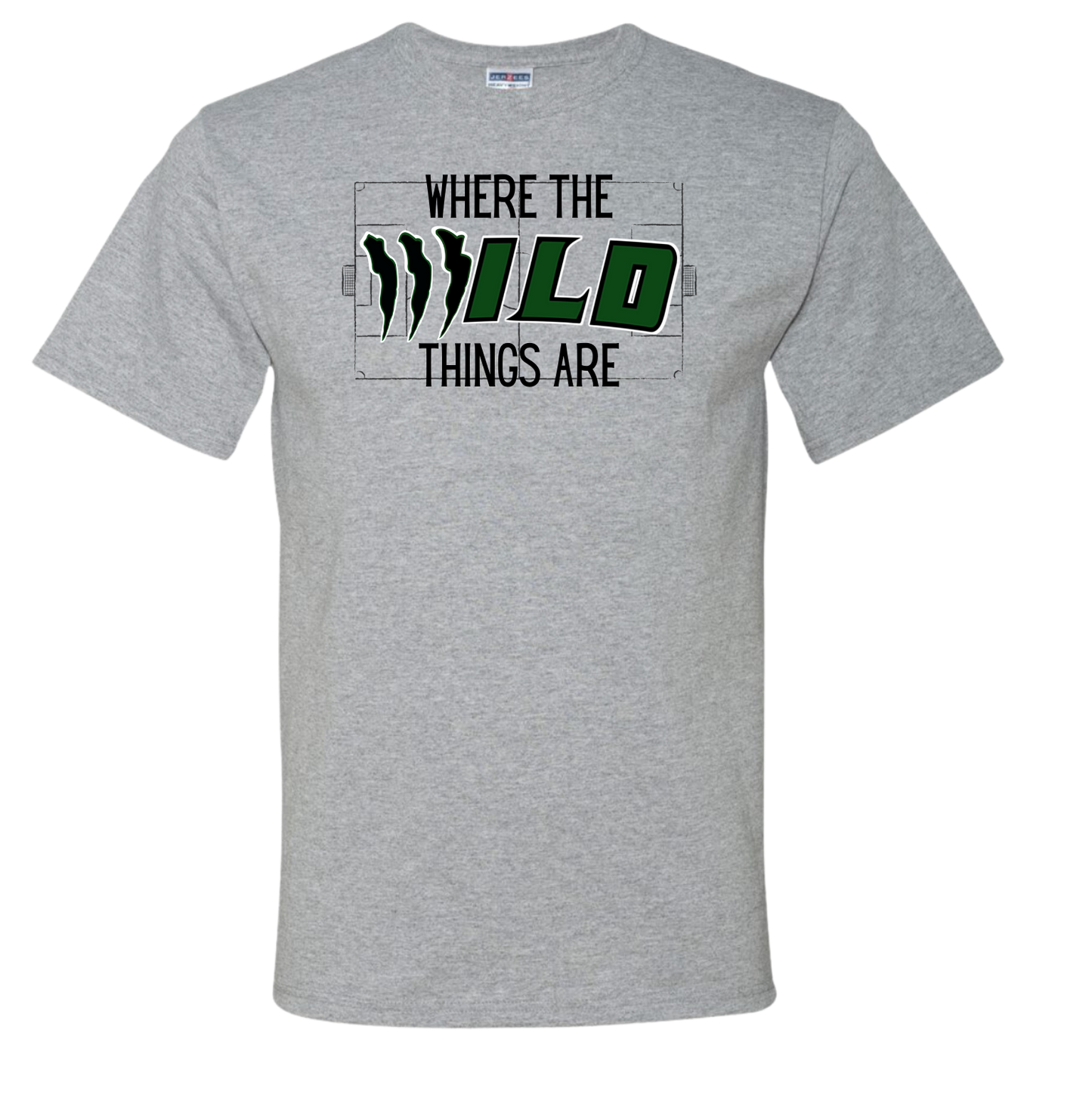 WHERE THE WILD THINGS ARE - NP Soccer Aurora Wild T-Shirt