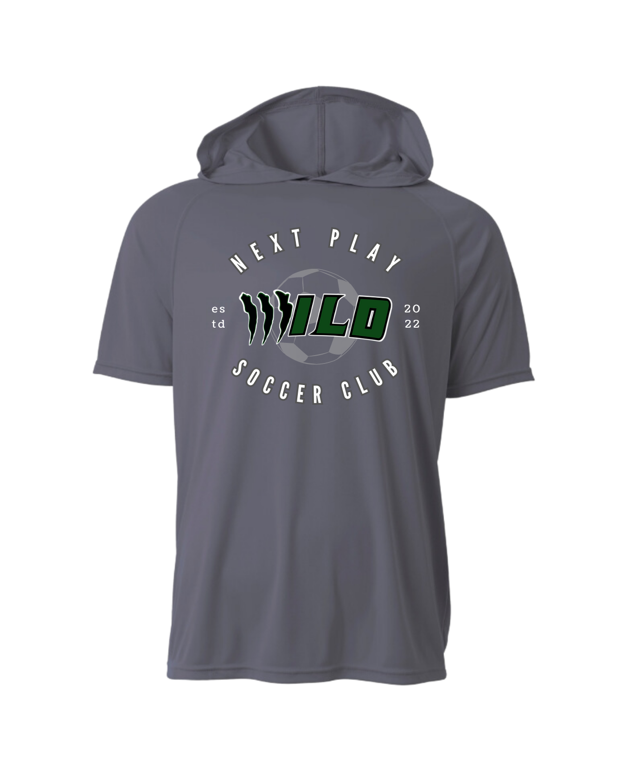 NP Soccer Aurora WILD Circle Cooling Performance Hooded Tee