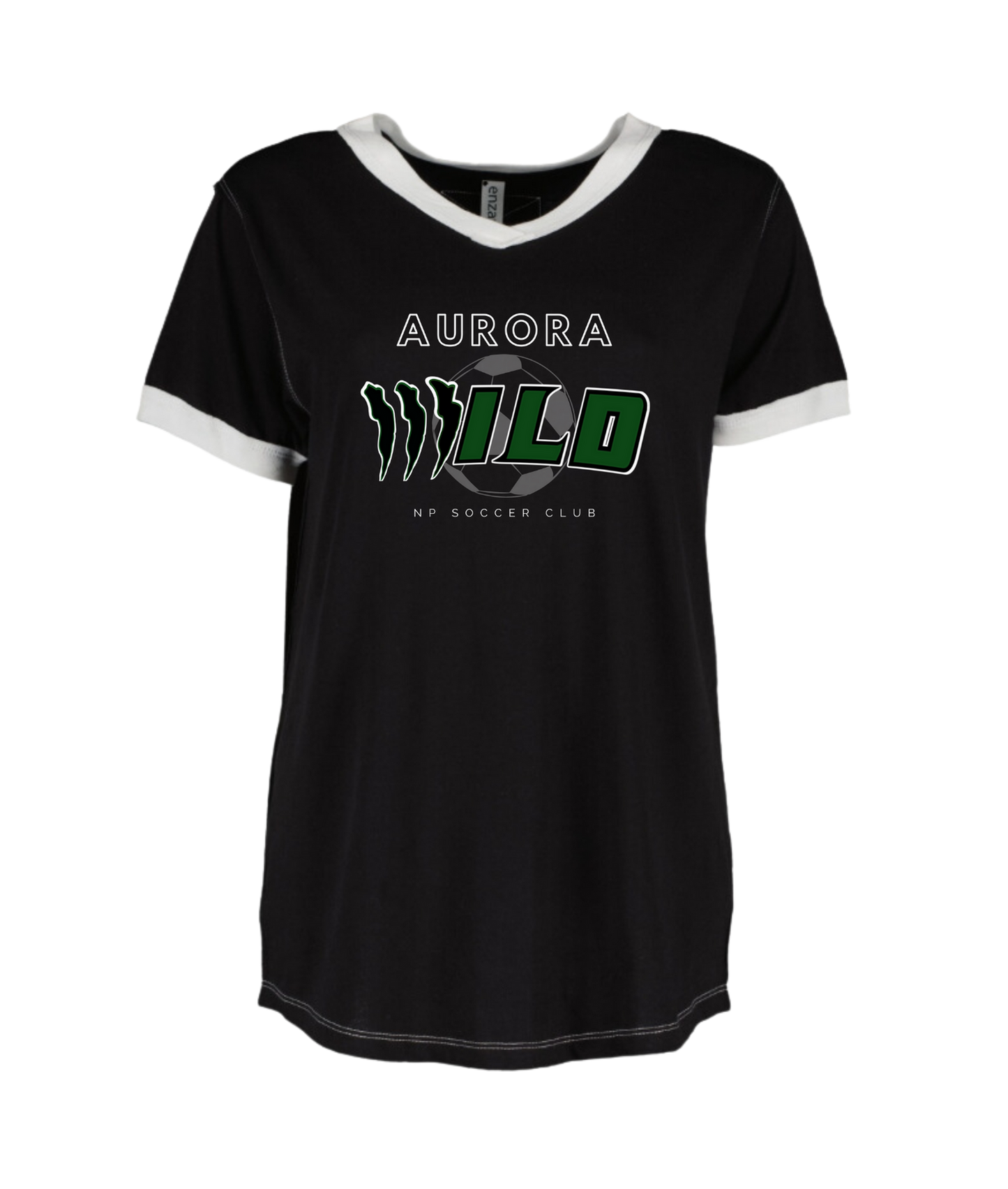NP Soccer Aurora Wild V-Neck Ringer T-Shirt