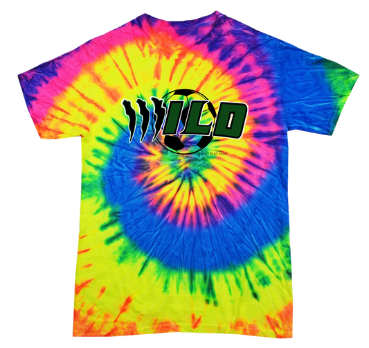 WILD REACTIVE RAINBOW TIE DYE - NP Soccer Aurora Wild T-Shirt