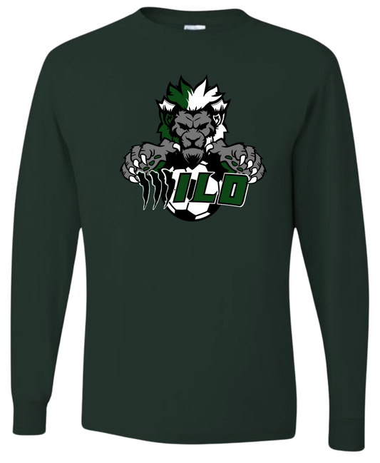 WILD MASCOT - Green NP Soccer Aurora Wild Long Sleeve Shirt