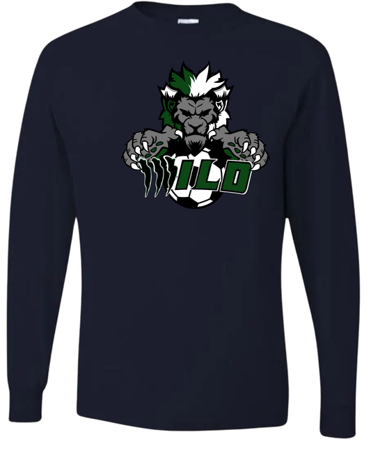 WILD MASCOT - Black NP Soccer Aurora Wild Long Sleeve Shirt